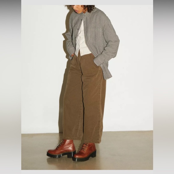 New Dr Martens Leona Farrier Leather Heeled Boots - 8 - Picture 7 of 8